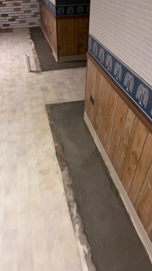 Indoor basement waterproofing